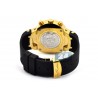 Mens Diamond Watch Joe Rodeo Master JJM94 2.20 ct Gold Tone