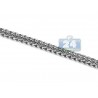 Real 10K White Gold Solid Franco Mens Chain 5 mm 30 32 36 40"
