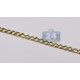 Solid 10K Yellow Gold Mens Concave Curb Chain 4mm 26 Inches