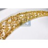 Womens Fancy Diamond Necklace Solid 18K Yellow Gold 72.78ct 18"