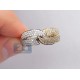 14K Two Tone Gold 0.66 ct Diamond Womens Braided Band Ring