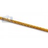 14K Yellow Gold Wheat Link Unisex Chain 1 mm 18 Inches