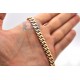 14K Pink Gold Miami Cuban Link Mens Chain 9 mm 30 Inches