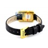 F300421011D1 Fendi Chameleon Black Dial Womens Yellow Gold Watch 18mm