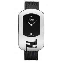 F300031011D1 Fendi Chameleon Black Dial Womens Steel Watch 29mm