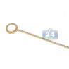 Womens Diamond Circle Tennis Bracelet 14K Yellow Gold 1.00 ct