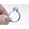 18K White Gold 2.01 ct Diamond Halo Art Deco Engagement Ring
