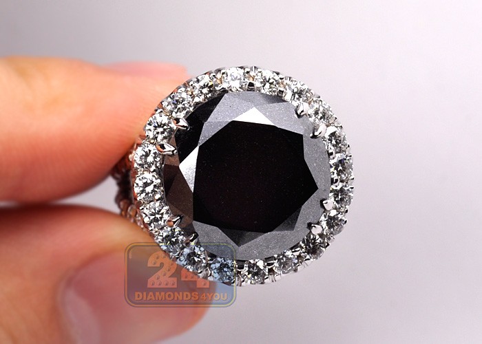 Black Diamond Engagement Ring Stacks, Black Diamond Wedding Bands Gold | La  More Design