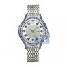 F105033000P4P02 Fendi Precious Pave Crazy Carats Blue Sapphire Watch 38mm