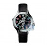 F104021011D1T05 Fendi Crazy Carats Diamond Dial Black Leather Watch 33mm