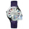 F104036033T05 Fendi Crazy Carats Purple Leather Silver Dial 38mm Watch