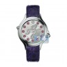 F104036033D1T05 Fendi Crazy Carats Diamond Dial Purple Leather Watch 38mm 