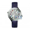 F104036033B3T05 Fendi Crazy Carats Purple Leather Watch 38mm