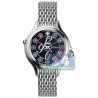 F105031000T05 Fendi Crazy Carats Black Dial Steel Bracelet Watch 38mm
