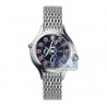 F105021000T05 Fendi Crazy Carats Black Dial Steel Bracelet Watch 33mm