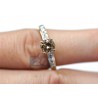 14K Yellow Gold 1.16 ct Brown Diamond Womens Engagement Ring