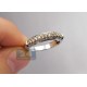 14K White Gold 1.02 ct Champagne Diamond Womens Ring