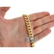 10K Yellow Gold Miami Cuban Link Mens Chain 10 mm 30 Inches
