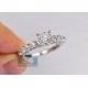 14K White Gold 1.51 ct Diamond Womens Engagement Ring