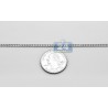Real 14K White Gold Solid Miami Cuban Link Mens Chain 2.5mm