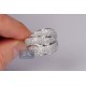 14K White Gold 3.08 ct Diamond Womens Multiband Ring