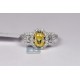 GIA 18K Gold 1.80ct Fancy Intense Yellow Diamond Engagement Ring
