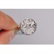 14K White Gold 0.52 ct Diamond Round Openwork Star Womens Ring