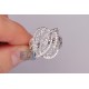 14K White Gold 1.42 ct Diamond Openwork Vintage Ring