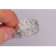 14K White Gold 1.80 ct Diamond Womens Waved Vintage Ring