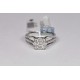 14K White Gold 0.90 ct Diamond Openwork Vintage Engagement Ring
