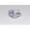 14K White Gold 0.77 ct Diamond Vintage Engagement Ring