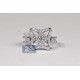 14K White Gold 0.94 ct Diamond Multi Shaped Engagement Ring