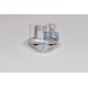14K White Gold 1.02 ct Diamond Womens Engagement Ring