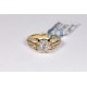 14K Yellow Gold 1.39 ct Diamond Cluster Vintage Engagement Ring