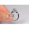 14K White Gold 1.64 ct Diamond Cluster Engagement Ring