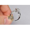 14K White Gold 1.69 ct Diamond Womens Engagement Ring