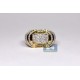 14K Yellow Gold 1.71 ct Diamond Mens Oval Signet Ring