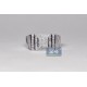 14K White Gold 1.06 ct Diamond Step Cut Design Mens Ring