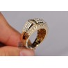 Mens Round Diamond Signet Band Ring 14K Yellow Gold 2.45ct
