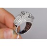 Mens Diamond Cluster Signet Luxury Ring 14K White Gold 4.68ct