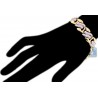 Womens Diamond Mariner Link Bracelet 14K Yellow Gold 6.30 ct 8.5"