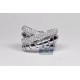 18K White Gold 1.51 ct Diamond Crisscross Openwork Ring