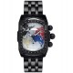 Joe Rodeo King Bubble 0.36 ct Diamond Mens Black PVD Watch JKI24