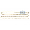 14K Yellow Gold Singapore Rope Womens Chain 1.5 mm 18 20 22 24"