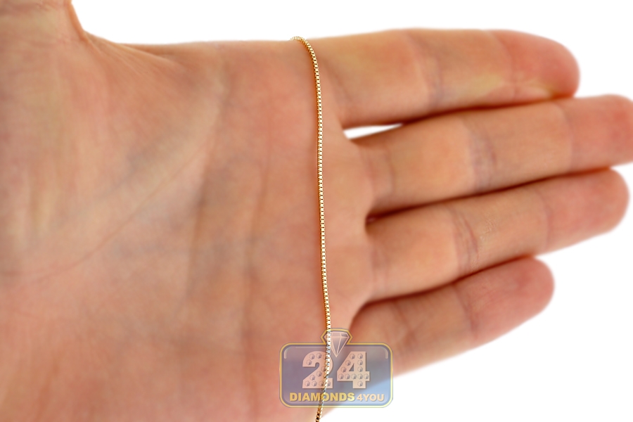 thumbnail image 2 of 10K Yellow Gold Solid Anchor Link Chain Necklace - 1.2mm, Made In Italy 2 of 5