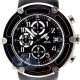 Aqua Master 0.24 ct Diamond Steel Leather Mens Watch