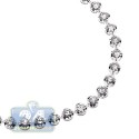 14K White Gold 4.55 ct Diamond Womens Halo Tennis Bracelet