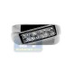 Black PVD 14K Gold 0.32 ct Princess Diamond Mens Slant Ring