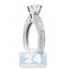 14K White Gold 1 ct I VS2 Round GIA Diamond Solitaire Engagement Ring