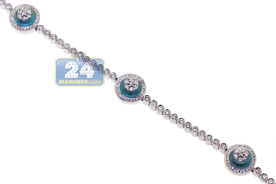 Bling Jewelry Slender Dainty Round In Milgrain Edge Setting Iridescent Created Opal Tennis Bolo Bracelet .925 Sterling Silver Adjustable Slide